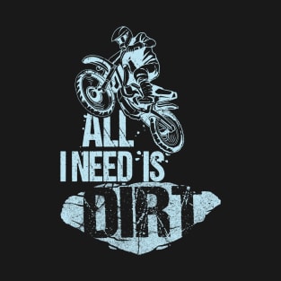 Funny Dirt Bike Out Motocross Gift Cool Dirt Bike Print T-Shirt