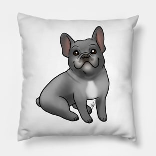 Dog - French Bulldog - Black Pillow