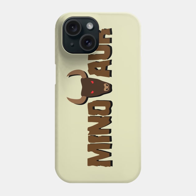 Minotaur Phone Case by skrints