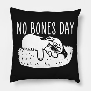 No Bones day Pillow