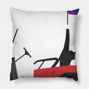 Lgbt Flag Patriotic Golf Wear USA Strong Golf Cart Pillow