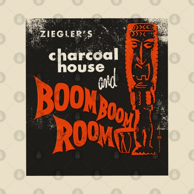 Vintage Charcoal House and Boom Boom Room Tiki Bar by StudioPM71