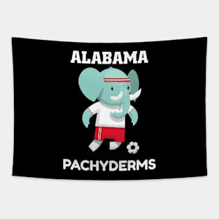 ⚽ Alabama Football, Elephant Kicks the Ball, Imaginary Team Spirit Tapestry