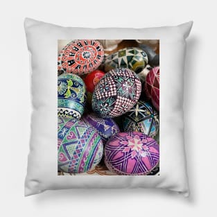 Pysanky Eggs 1 Pillow