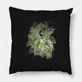 House Plant- Abstract Painting Pillow