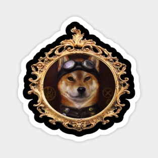 Shiba Inu Self Portrait Magnet