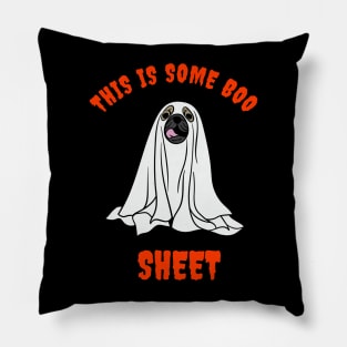 This Is Some Boo DOG Sheet HALLOWEEN Pillow