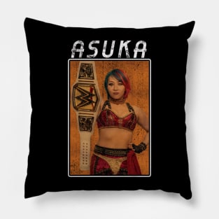 Vintage Wwe Asuka Pillow