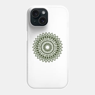 Mandala (green) Phone Case