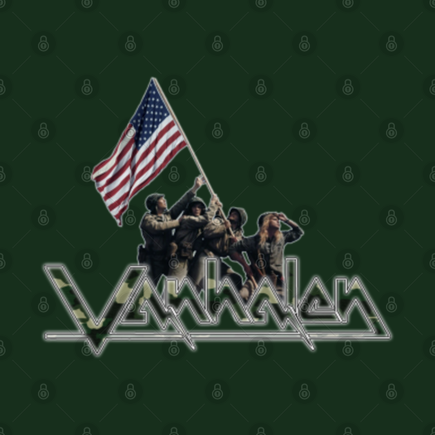 Van Halen Iwo Jima Recreation Van Halen Pin Teepublic 