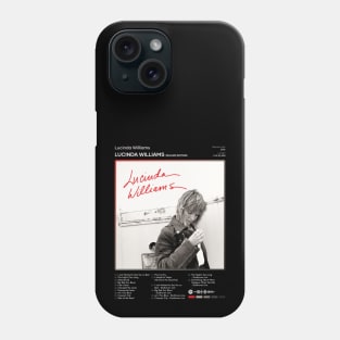 Lucinda Williams - Lucinda Williams Tracklist Album Phone Case