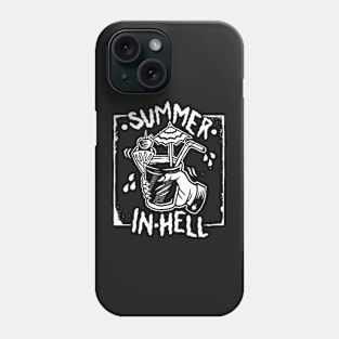 summer in hell hot burning fire cocktail Phone Case