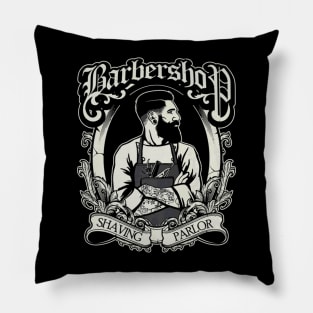 Barbershop Beard Barber Pillow