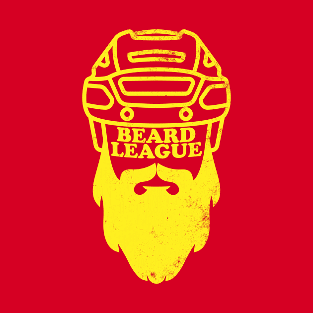 Beard League - Playoff Hockey (yellow version) by toadyco