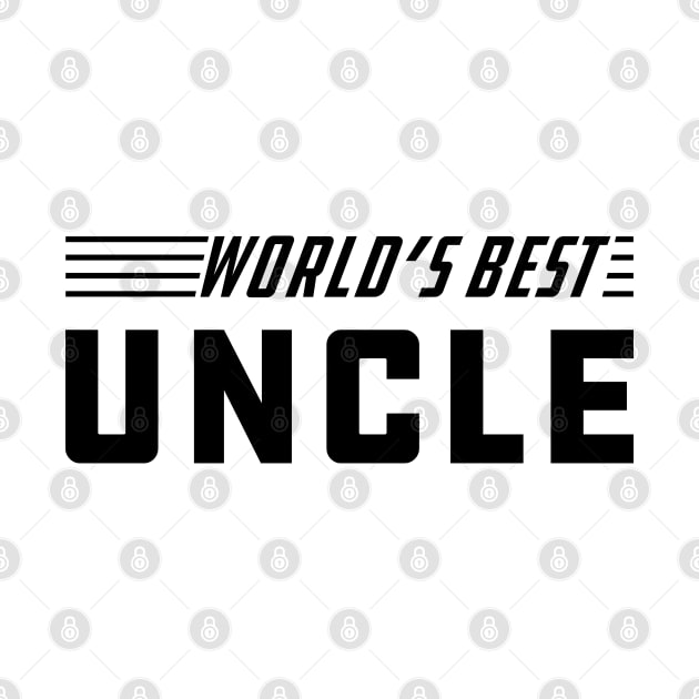 Uncle - World's best uncle by KC Happy Shop