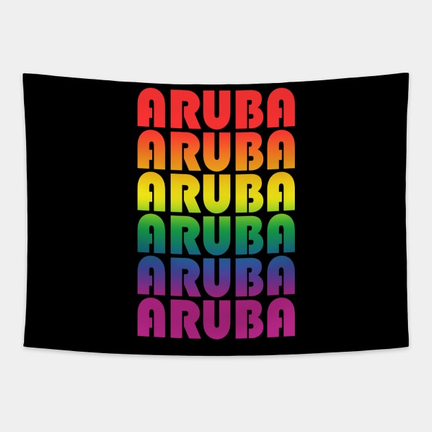 Aruba holiday.Lgbt friendly destination. Perfect present for mom mother dad father friend him or her Tapestry by SerenityByAlex
