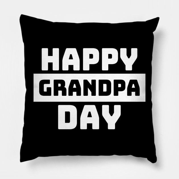 Happy Grandpa Day. Matching Grandpa Pillow by slawers