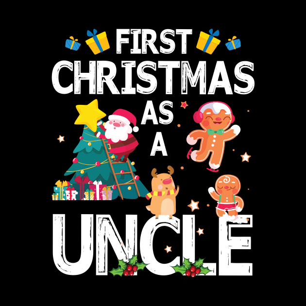 First Christmas As A Uncle Merry Xmas Noel Day Niece Nephew by bakhanh123