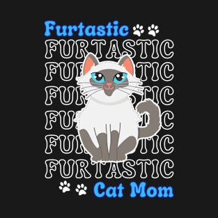 Ragdoll Cat Mom Cute Ragdoll Furtastic Cat Mom Cat Lover T-Shirt