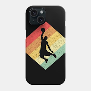 Retro Vintage 80s Basketball Gift For Basketball Players Phone Case