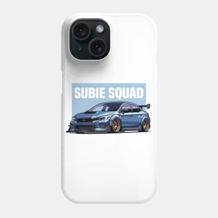 Impreza WRX Car Art - Subaru STI Widebody Modified JDM Car Phone Case