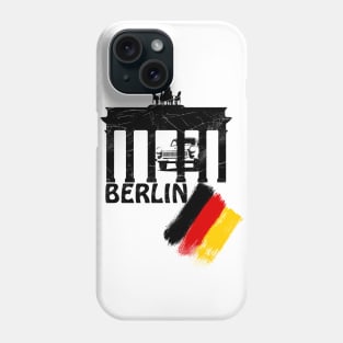 berlin, germany flag, trabant Phone Case