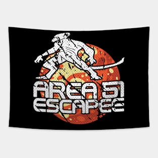 Alien Ufo Area 51 Tapestry