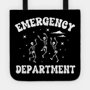 Er Nurse Halloween Spooky Emergency Department Tote