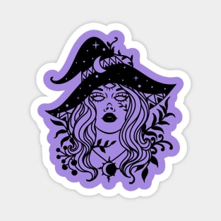 Vector Design Witch Magnet