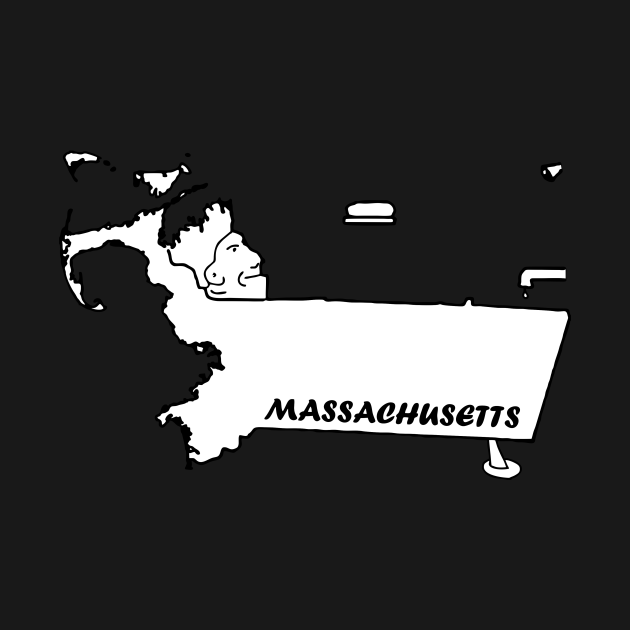 A funny map of Massachusetts 2 Massachusetts Onesie TeePublic