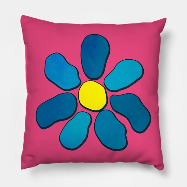 JAMES FLOWER Pillow by KIMIDIGI