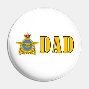 Bold design for anyone whose Mum or Dad serves in the Canadian Armed Forces Pin