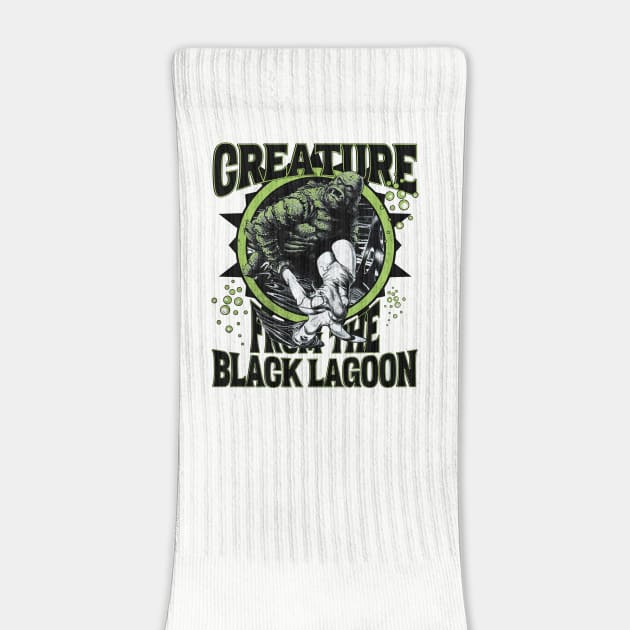 Creature from ther Black LagoonMonster Movie Classic Distressed look by Joaddo