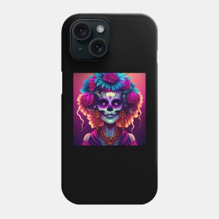 Dia De La Santo Malvados Muertos Phone Case