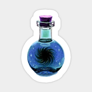 Blackhole galaxy potion blue star Magnet