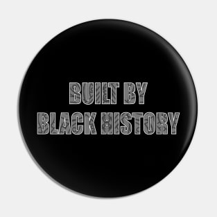 Built By Black History Black Pride African Pattern Pin