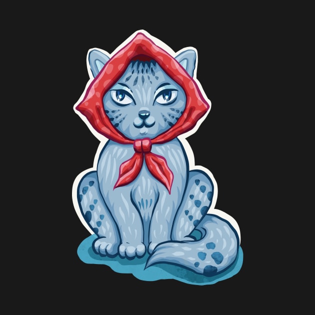 Babushcat Cute Russian Cat Pun by zeno27