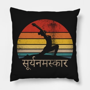 Surya Namaskara Sun Salutation Yoga Pillow