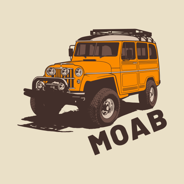 Moab Utah by TravelBadge