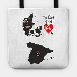 The Best of both Worlds - Denmark - Spain Tote