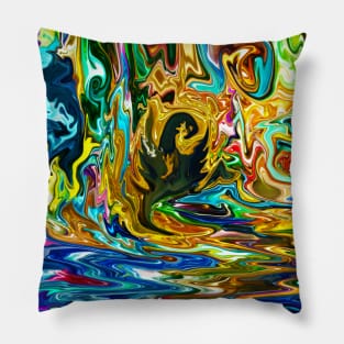 First Flight: Bathing In The Pool of Dragons Full Image Pillow