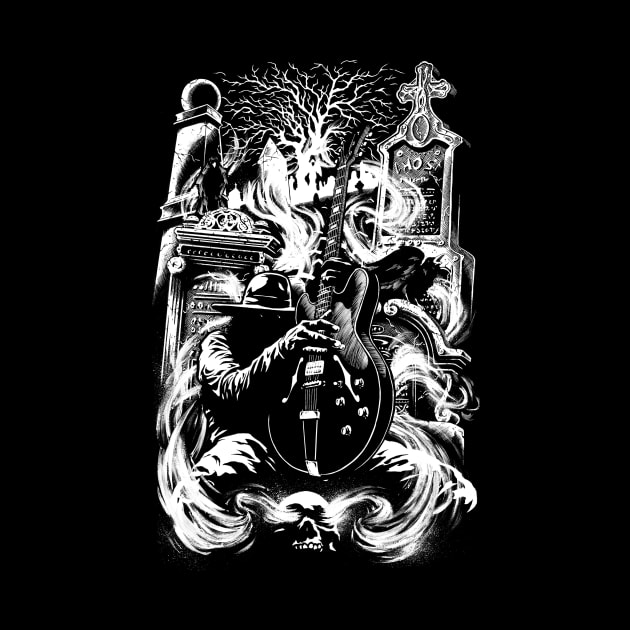 Hand of Doom doom metal stoner rock guitar heavy by JonathanGrimmArt