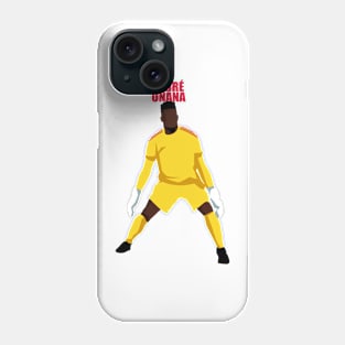 André Onana: Simple Flat Design Tribute Phone Case