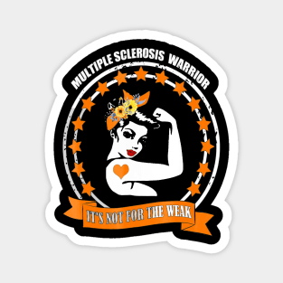 sclerosis multiple awareness warrior gift support fit Magnet