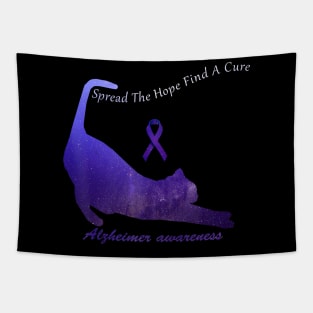 Alzheimer Awareness Spread The Hope Find A Cure Gift Tapestry