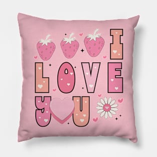 Valentines Day ILOVEYOU Pillow