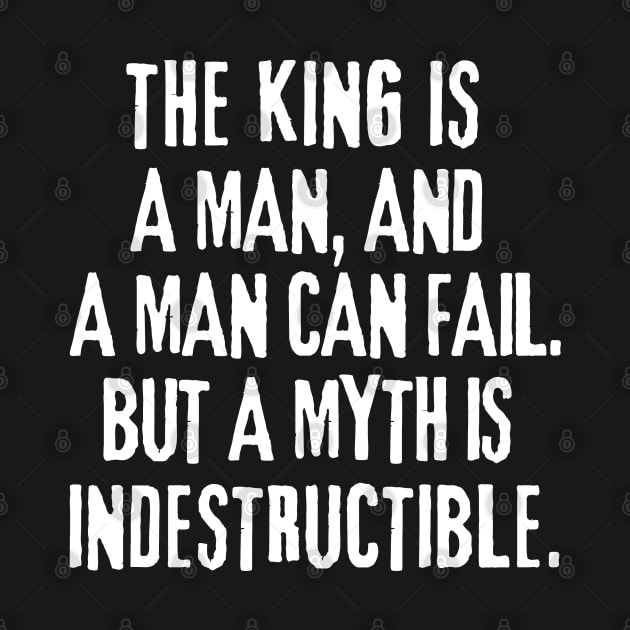 A myth is indestructible. by mksjr