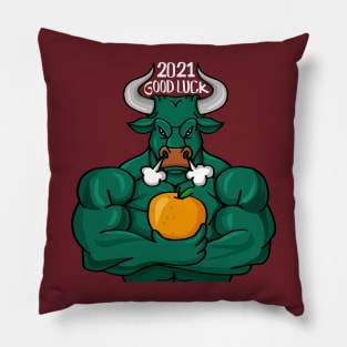 2021 Good Luck Ox Pillow