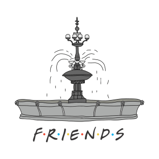 Friends Fountain T-Shirt