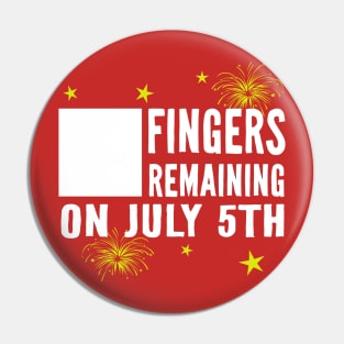 DIY Fingers Remaining Pin